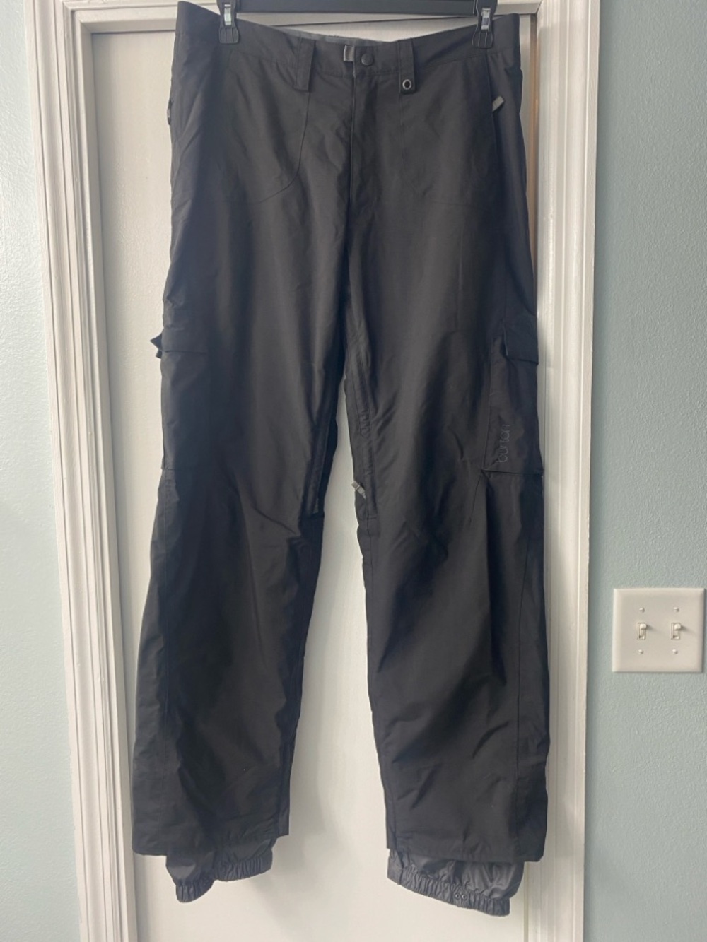 Burton Black Unisex Medium Tall Cargo Snow Pants
